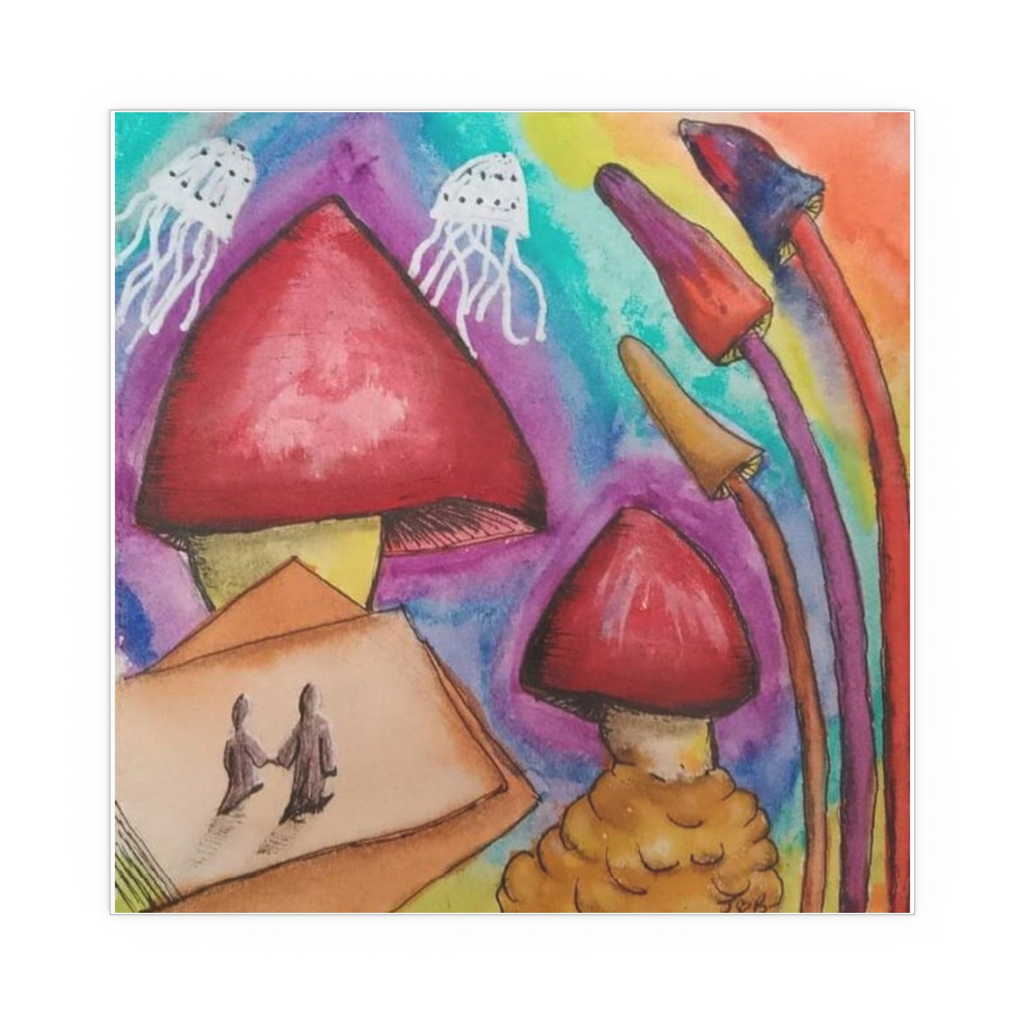 Psychedelic Mushroom Walk By Oracle Jo
